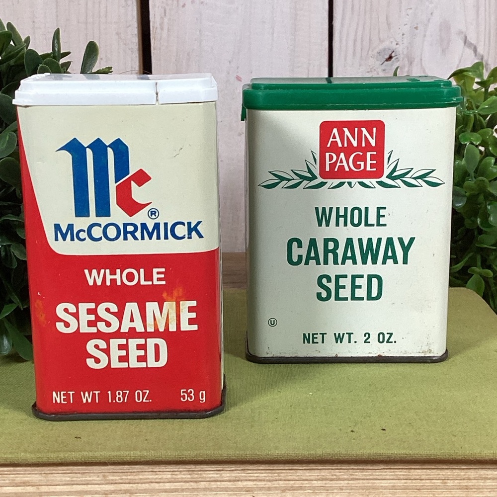 Vintage Spice Tins, McCormick and Ann Page (A&P)